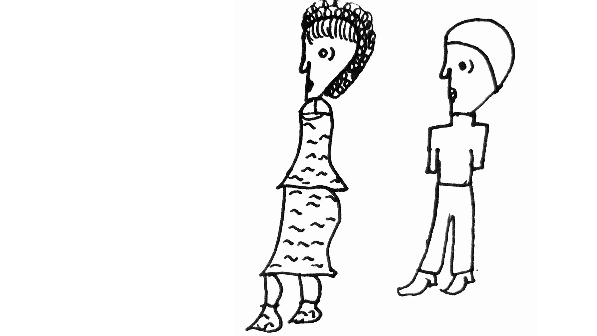 A self portrait of Oripa with her mother. She says she misses her all the time but knows her mom would be proud. Oripa is doing well in school and looks after her little sister Lorene.