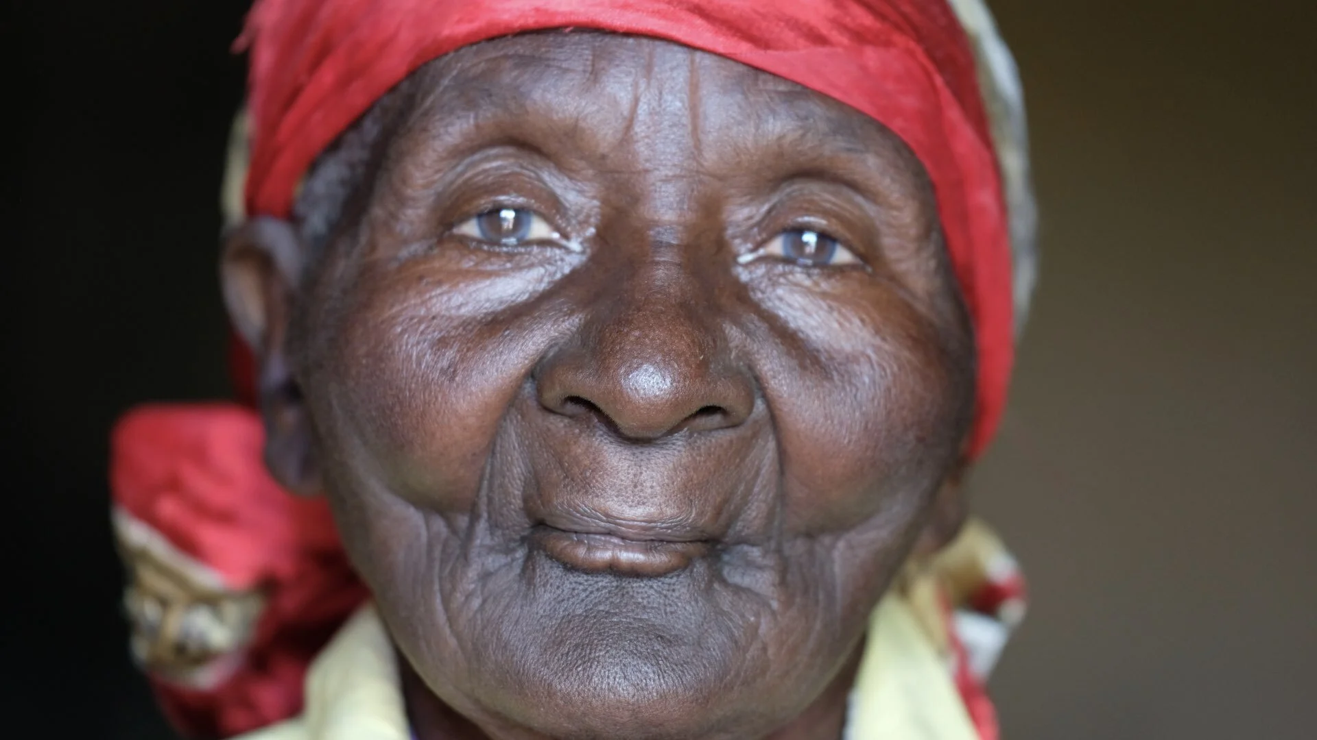 Veronique doesn’t know how old she is but she guesses she’s over 80. She lives in Butembo. The disease ravaged Veronique’s family in days. “They really did not fall sick for long,” she recalls. “They would fall sick for a night and die. All my child…