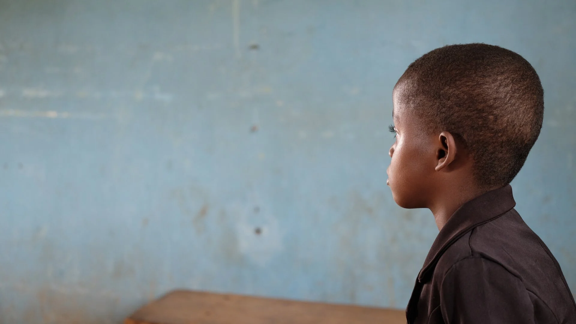 Self portrait by Esther. She is 8 years old and lives in Ebonyi state. Last year, her mother sent her out to get the goat tethered in a nearby field before dinner when she was attacked by a man in the village. He dragged her to his hut and raped her…