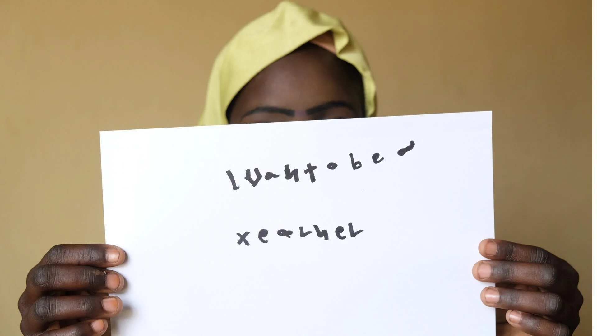 Miriam wants to be a teacher. She was selling goods at the market in Sokoto when she was raped and impregnated by a man in the neighborhood. She has a healthy baby but she can’t go to school and she’s been shunned by members of her community.