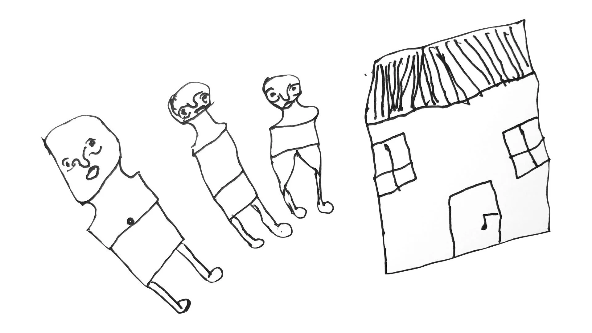 Self portrait by Esther. She is 8 years old and lives in Ebonyi state. Last year, her mother sent her out to get the goat tethered in a nearby field before dinner when she was attacked by a man in the village. He dragged her to his hut and raped her…