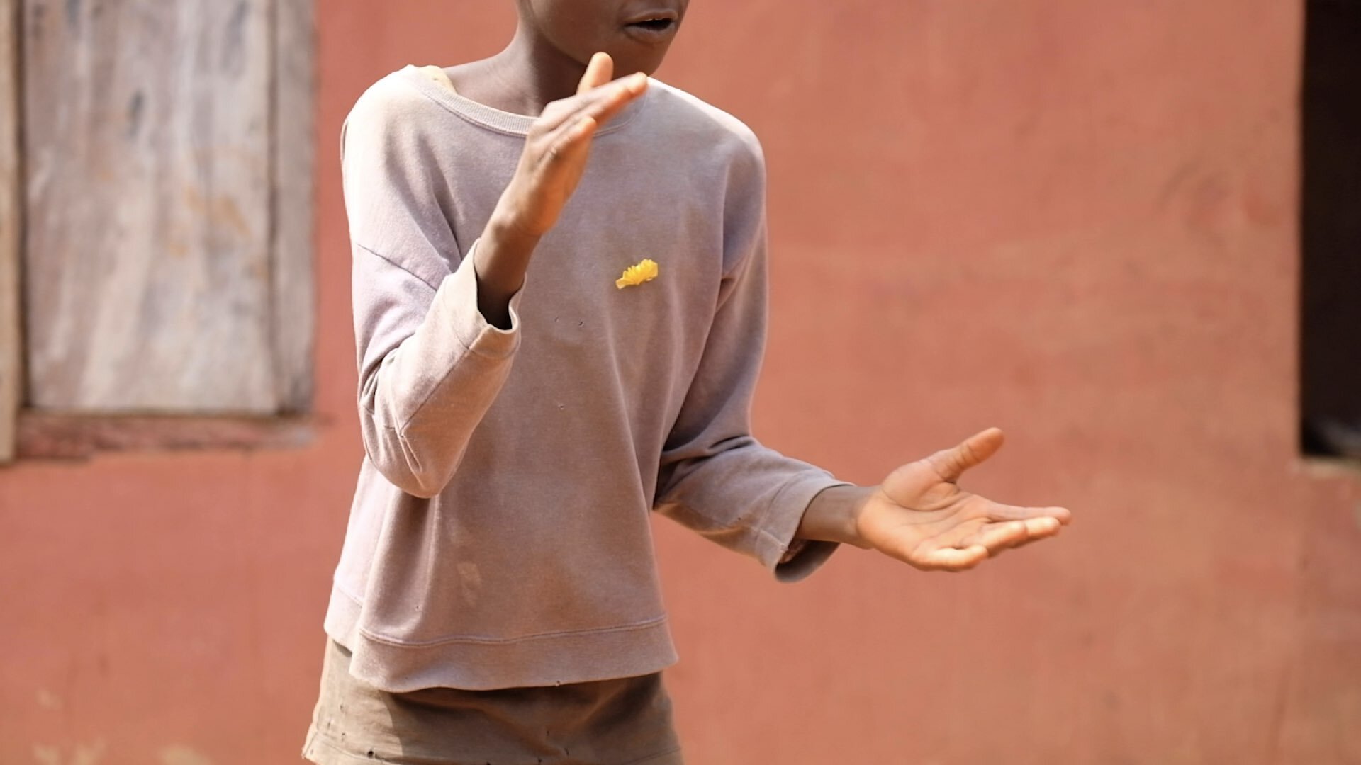 Precious playing games with her siblings in the farmyard outside her home. School has helped create a pathway for recovery for Precious but her parents say that more support is needed to help her recover. Two years of awaiting justice for the rapist…
