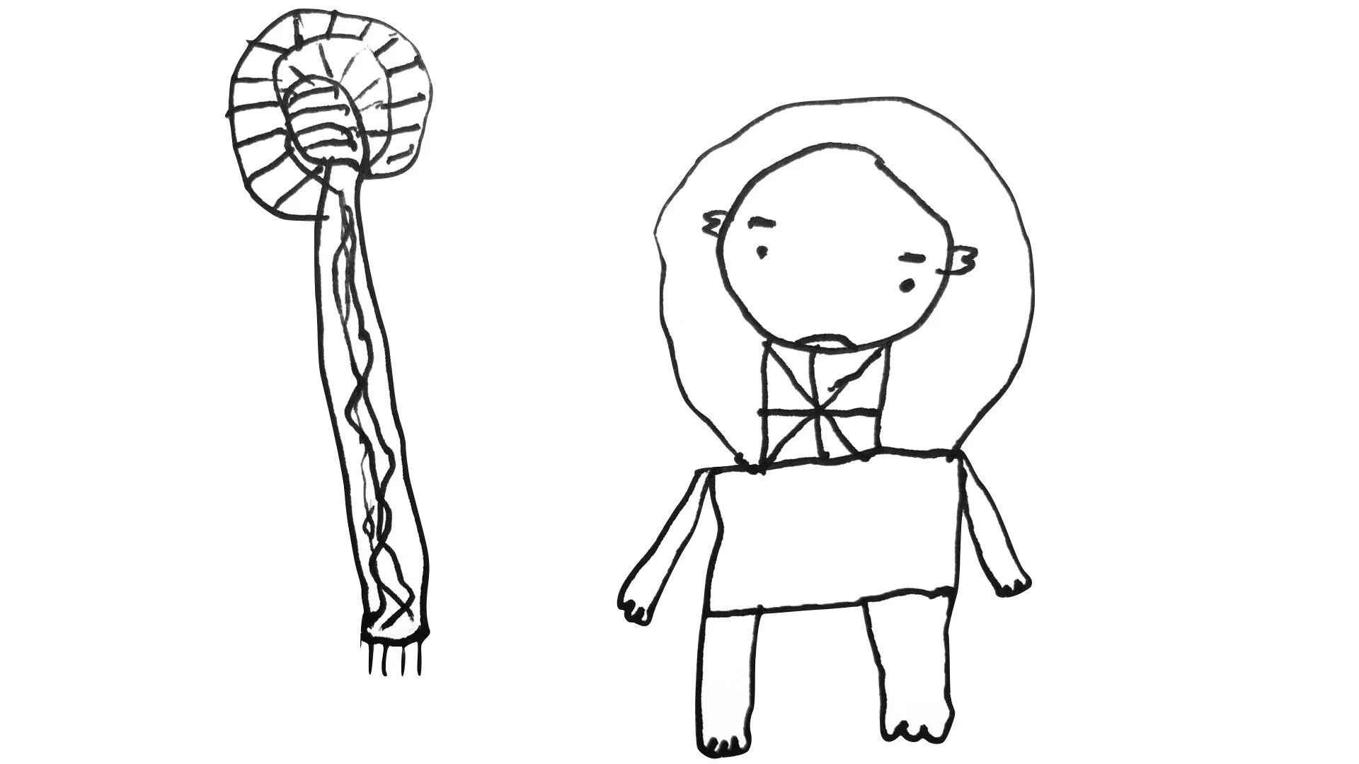 Self portrait of Fatou from Sokoto. She’s recovering from being attacked and raped by a man in her neighborhood. Fatou is 13 years old.