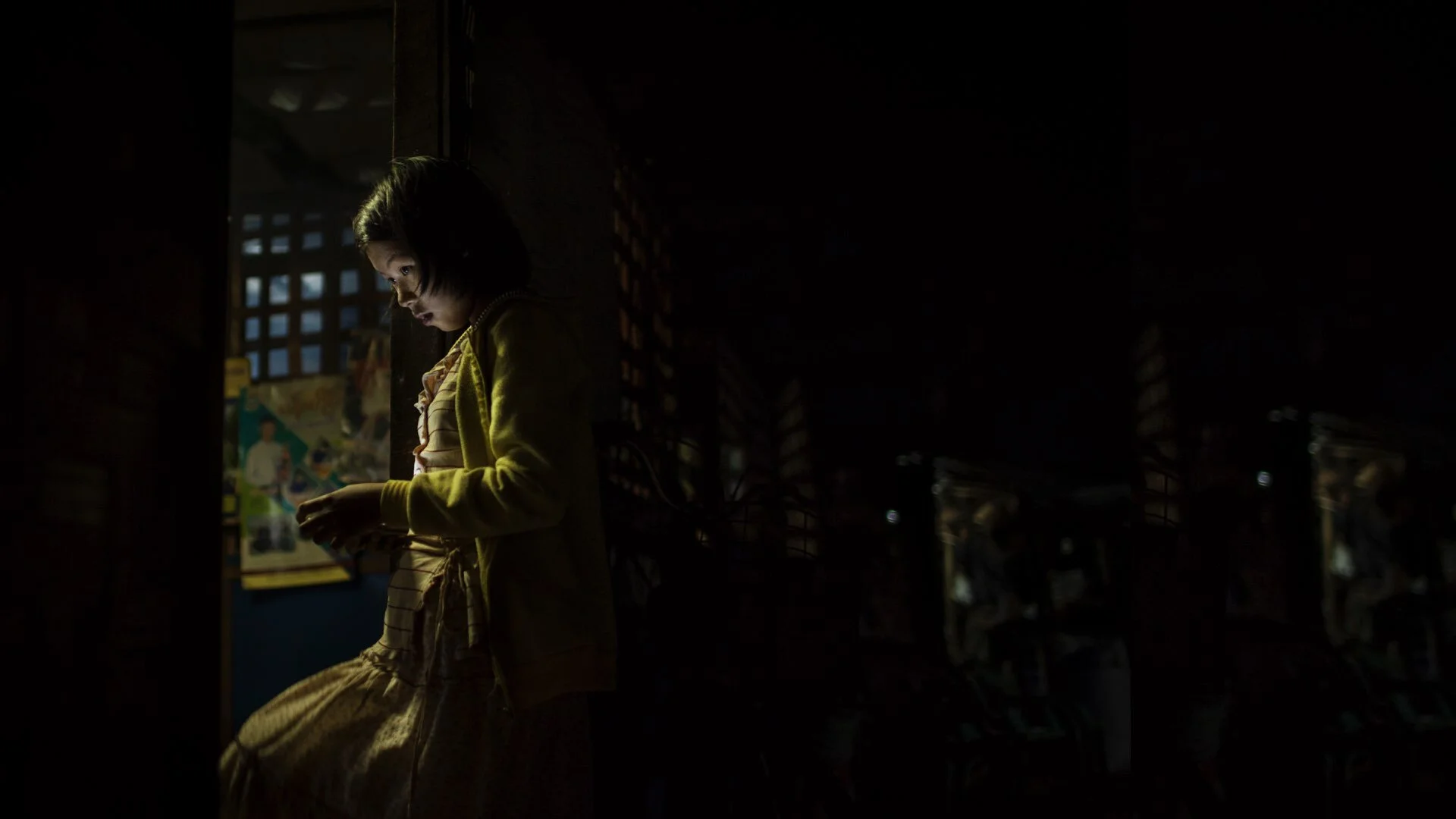 Myanmar,: A girl studies for a school examination at the Phan Khar Kone IDP camp in Bhamo city, Kachin State, Myanmar, Wednesday 29 March 2017. ©UNICEF