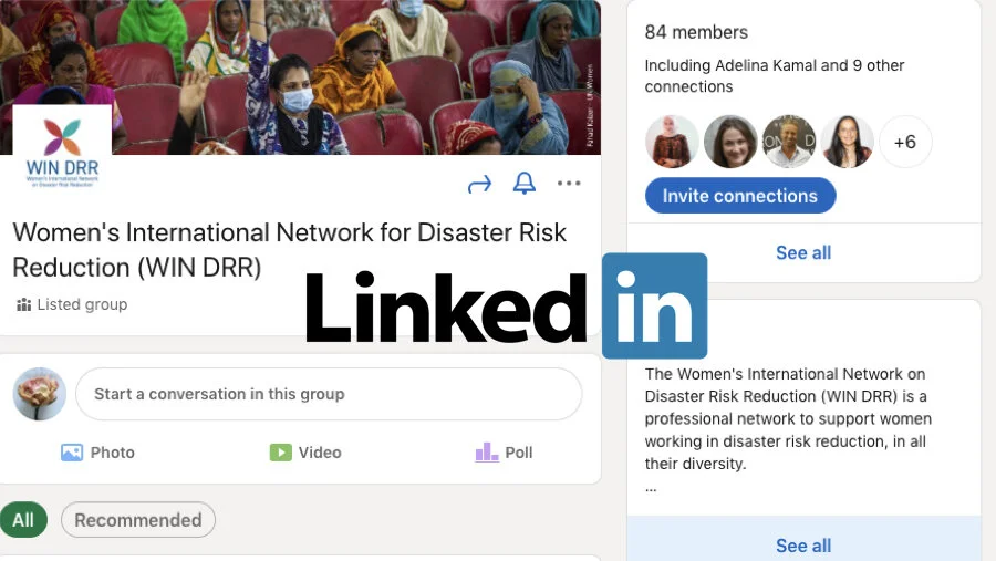 LinkedIn: Women's International Network on Disaster Risk Reduction group