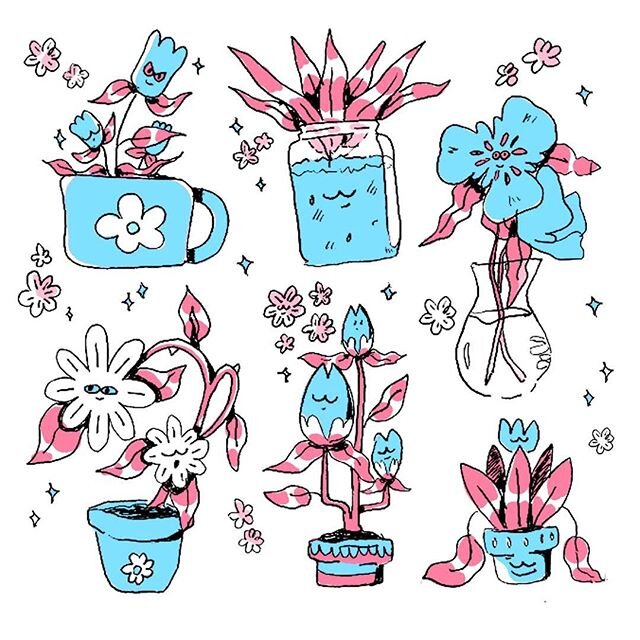 More flower doodles, but potted 🌷🌹🌺🌸🌼🌻
.
.
.
.
#design #illustration #sketch #sketchbook #flowers #flower #drawing #art #characterdesign