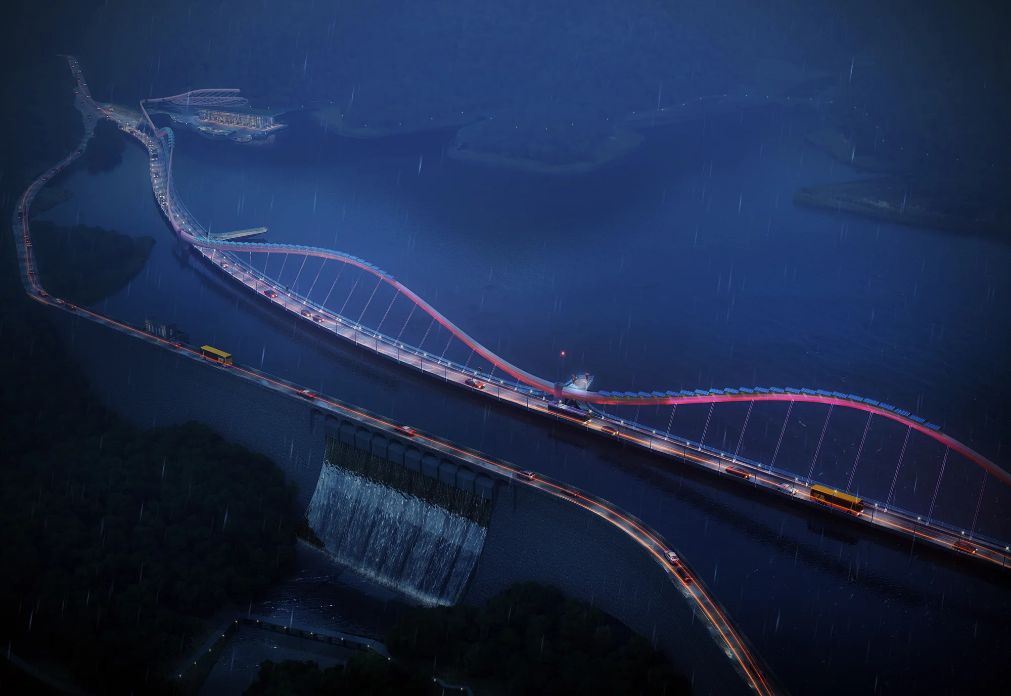 Aerial Night View