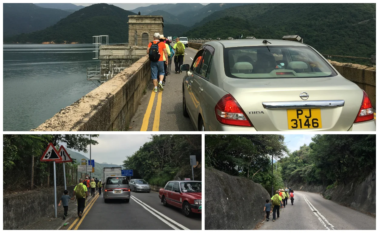 Hikers in the Road!