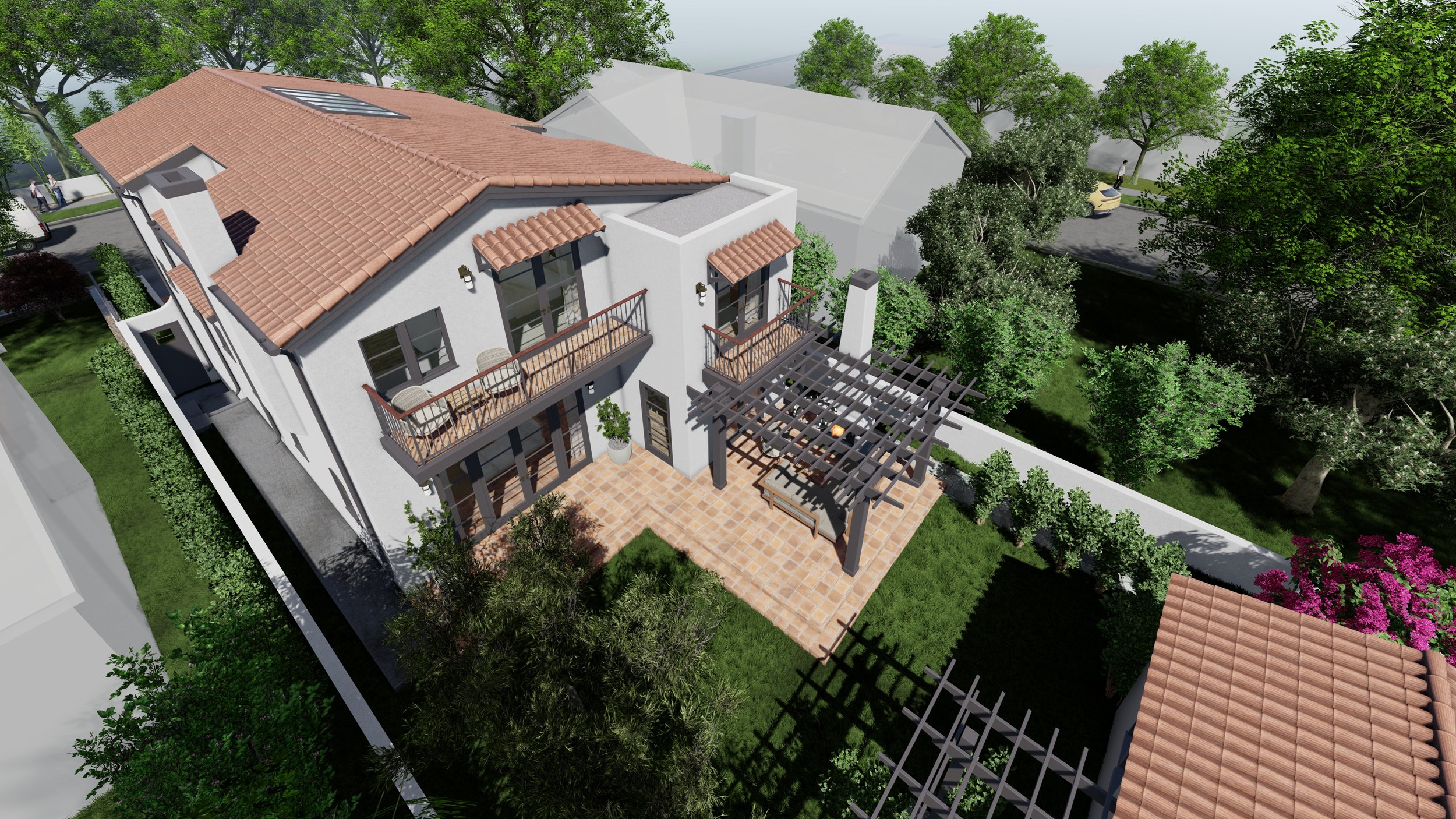 Garden Aerial View