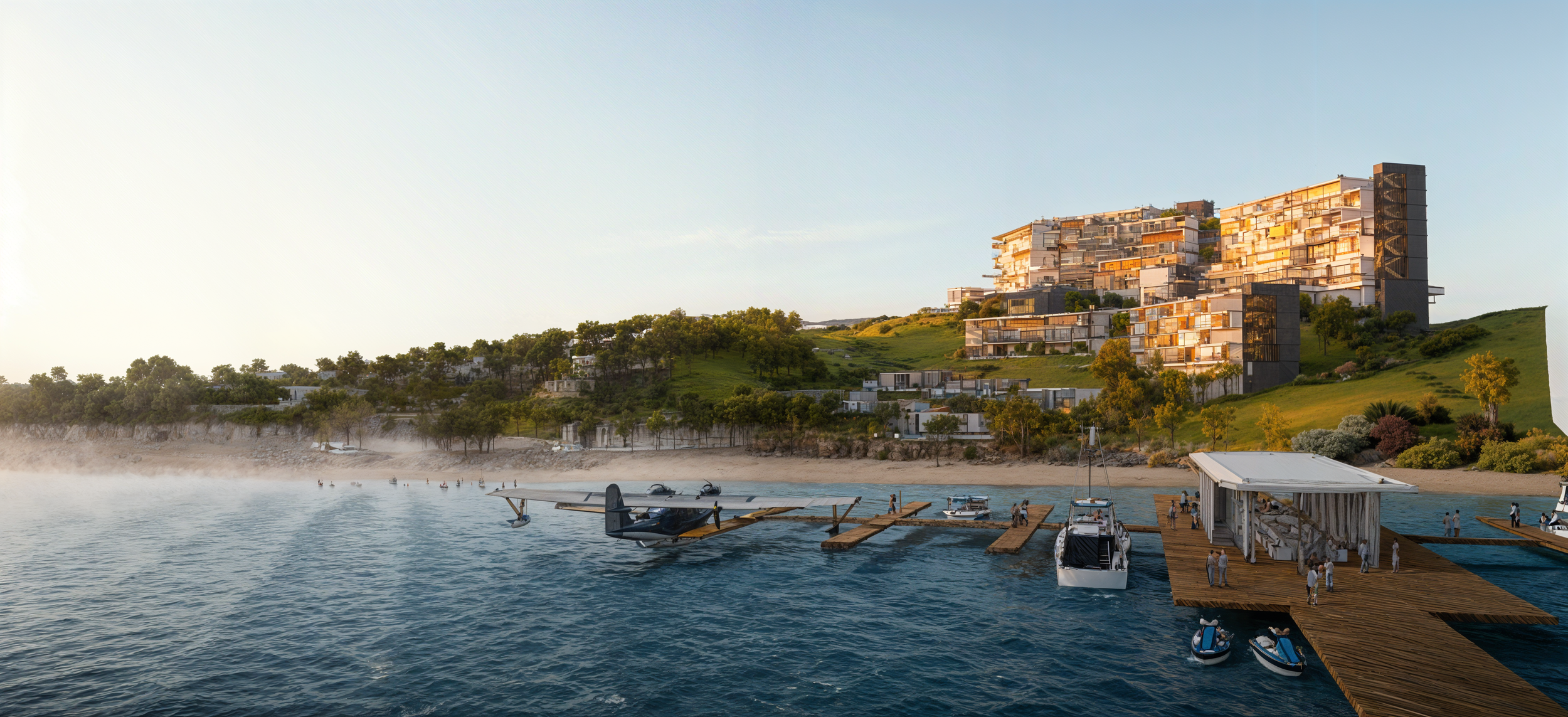 Seaplane and Maria Resort Arrival Terminal