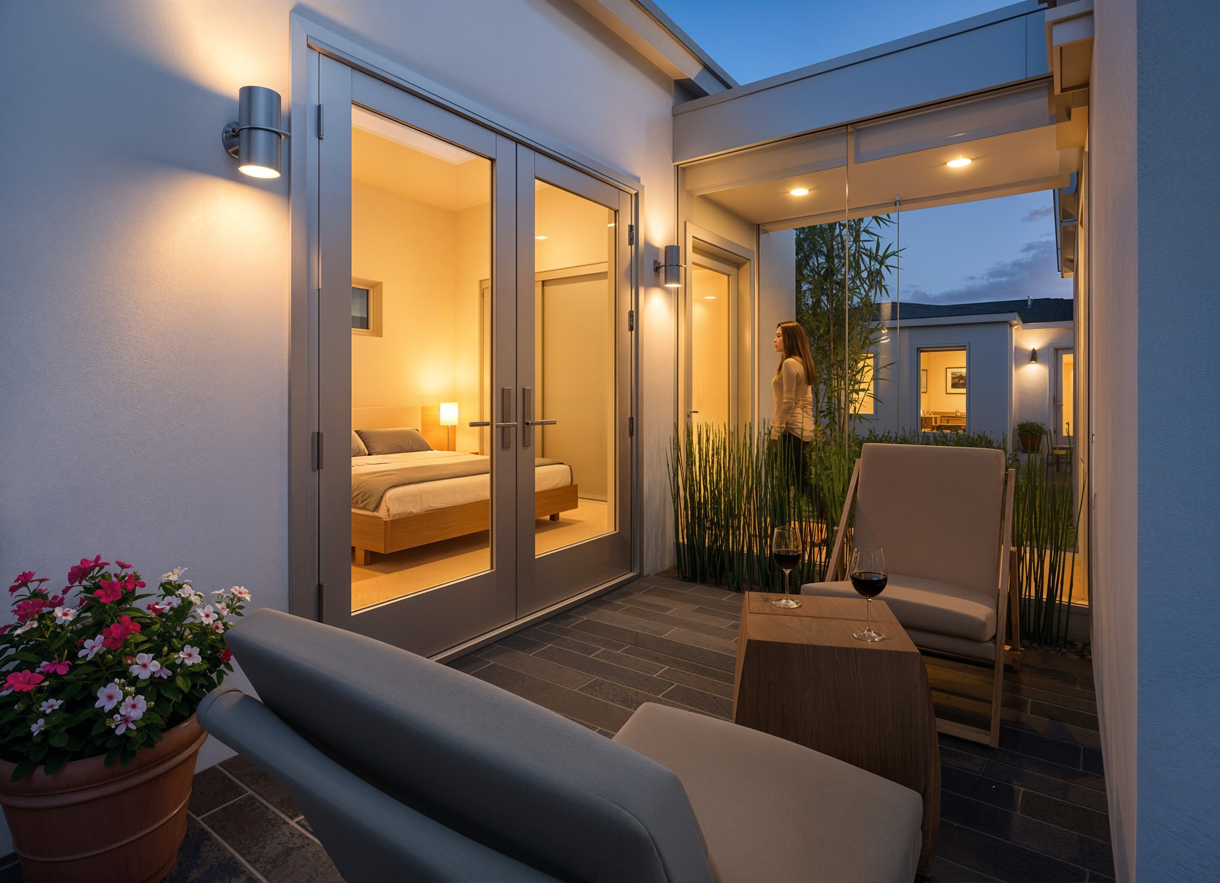 Courtyard Evening View