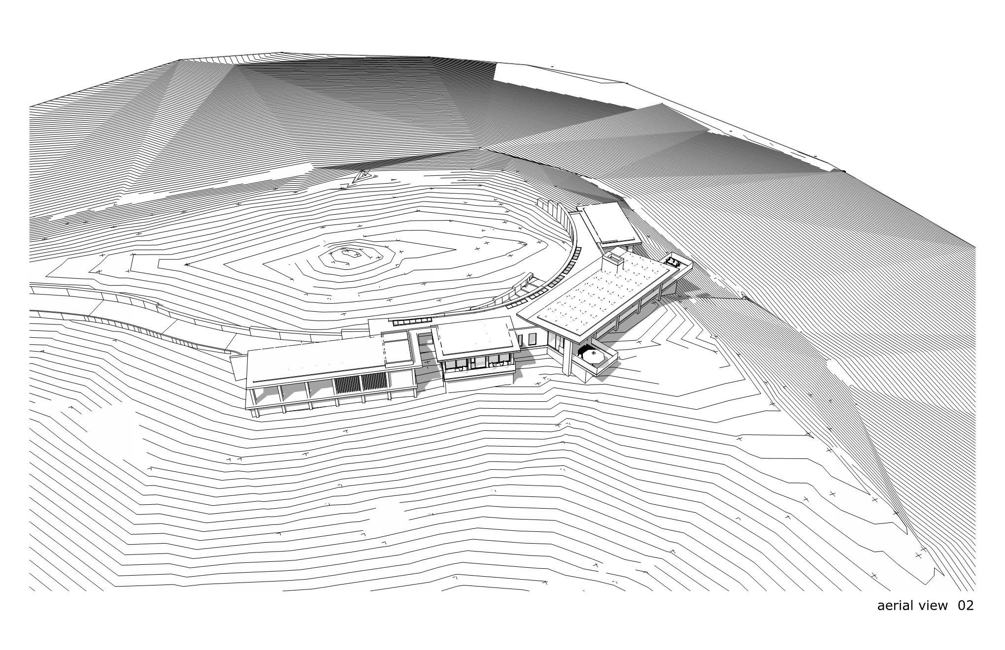 Aerial View with Topography 3