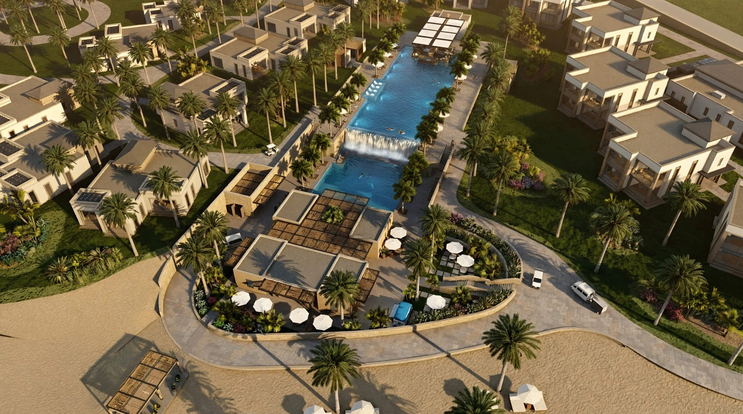 Dive Center Aerial View