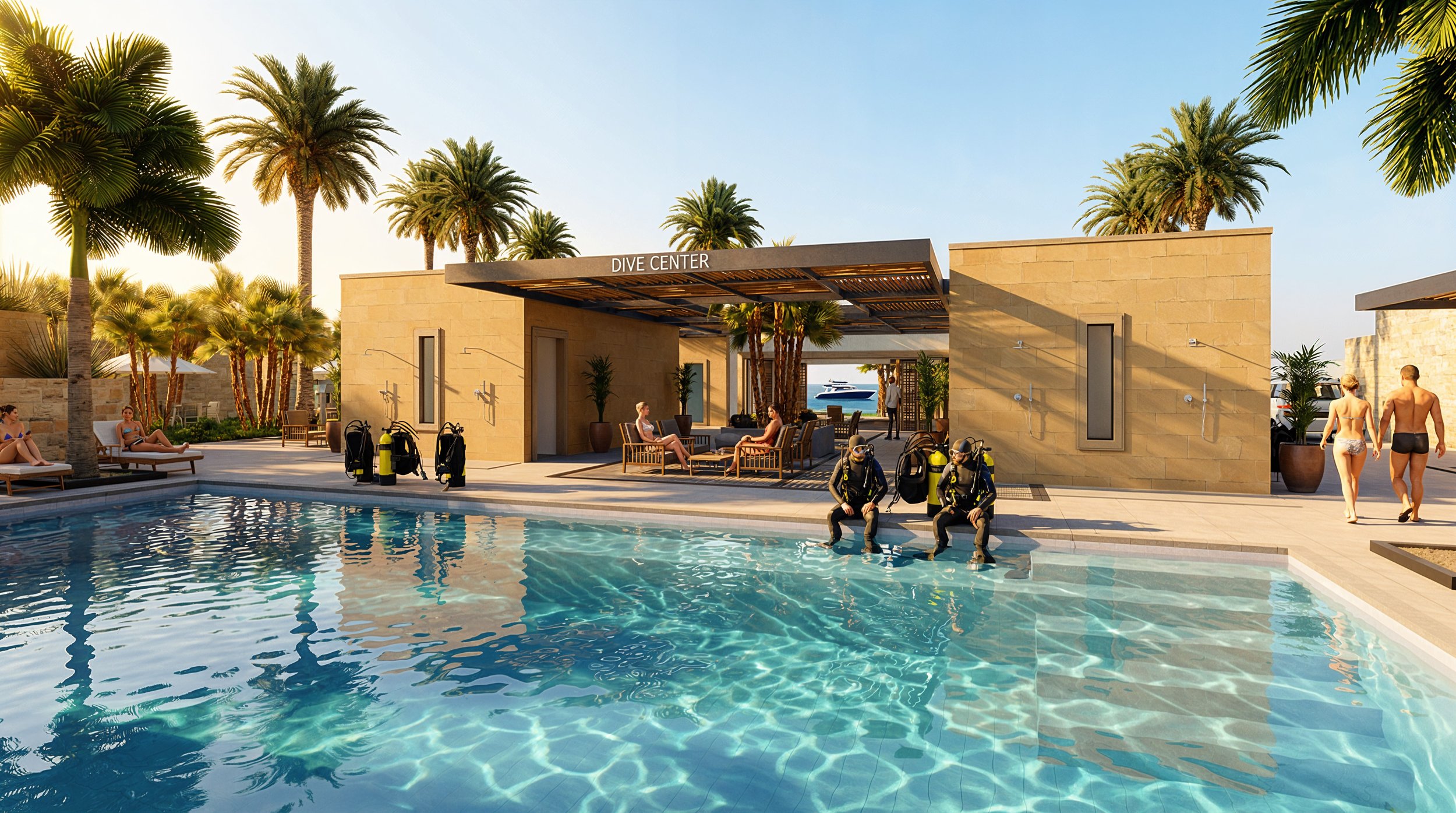 Dive Instruction Pool View