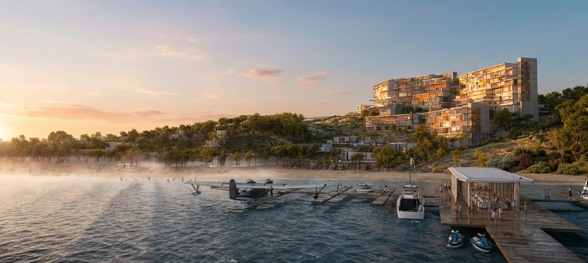 Seaplane and Maria Resort Arrival Terminal