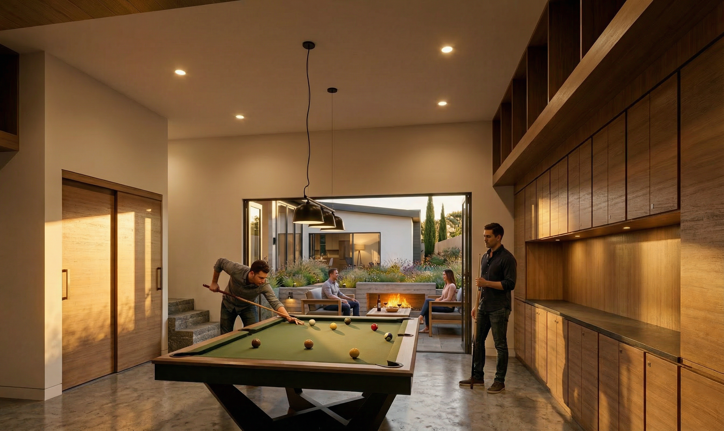Garage Pool Room