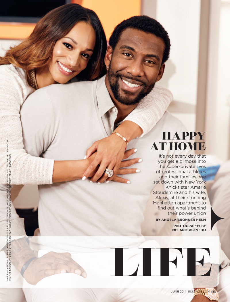 At home with Amare Stoudemire