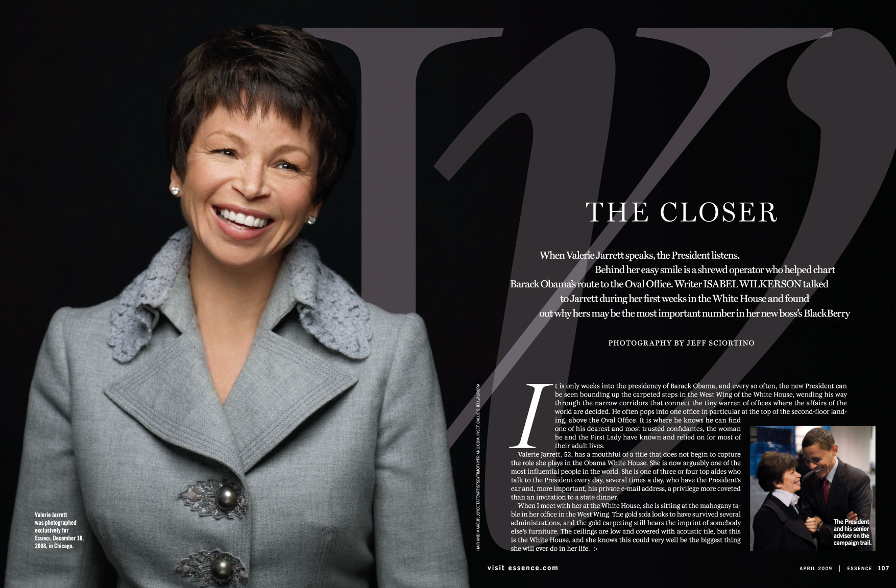 Valerie Jarrett, Senior Advisor to President Obama