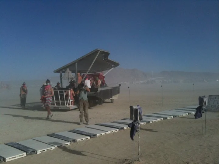  Our neighbours randomly had this piano art car. So we could take the piano out to the piano.&nbsp; 