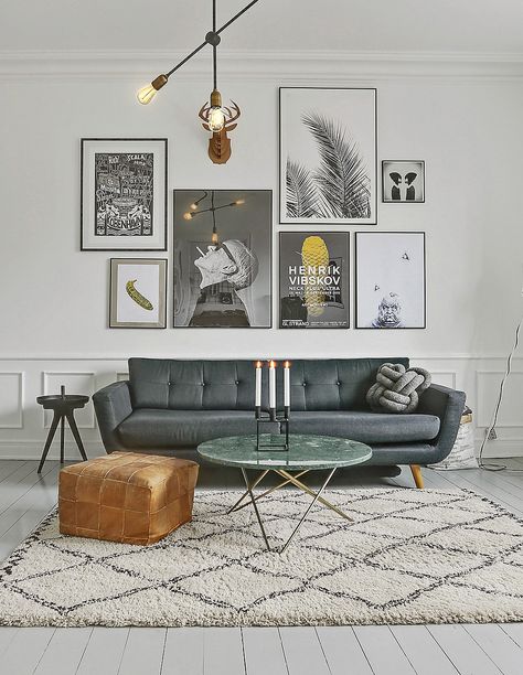 mixed complimentary group for gallery wall - credit Coco Lapine Design