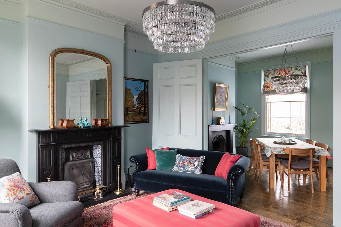 PERIOD HOMES &bull; much of my work is for period properties be they 17th century barns. Georgian country manors or mid Victorian town houses like this one.

My clients were very keen to keep and make the most of all the fabulous period detailing in 