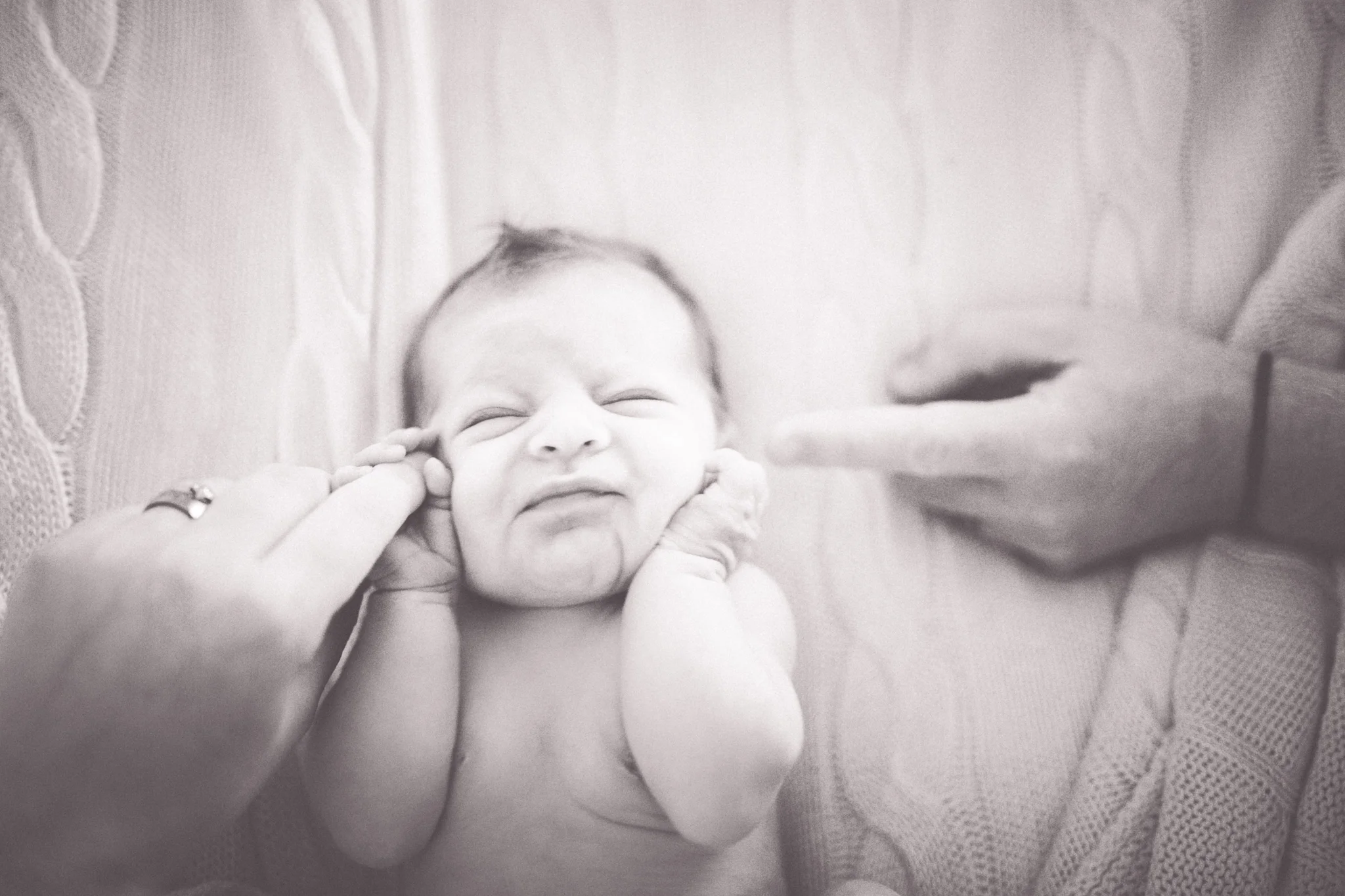 Nyföddfotografering hemma i Stockholm