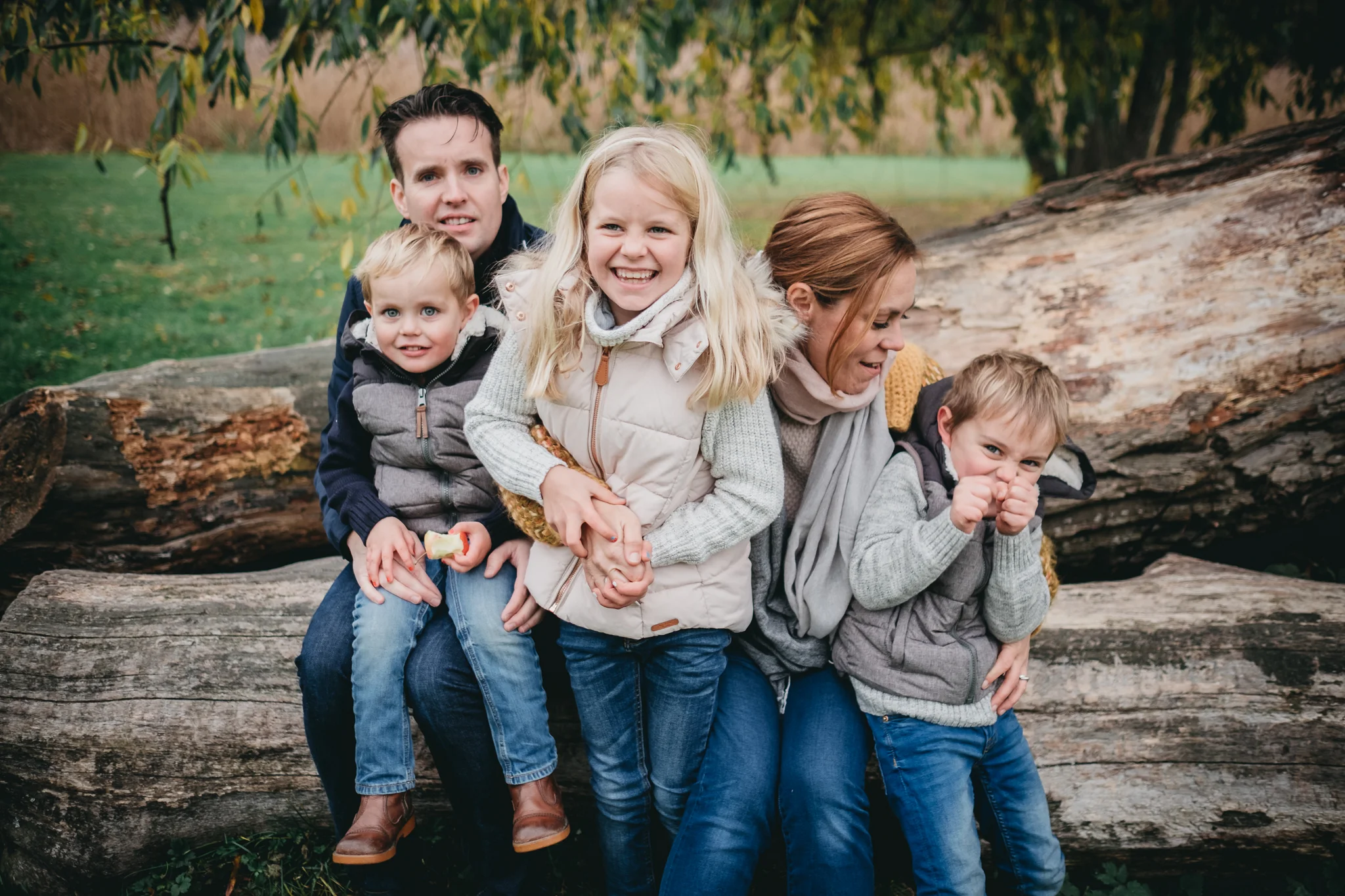 Familjefotografering i Stockholm vid Tyresö Slott