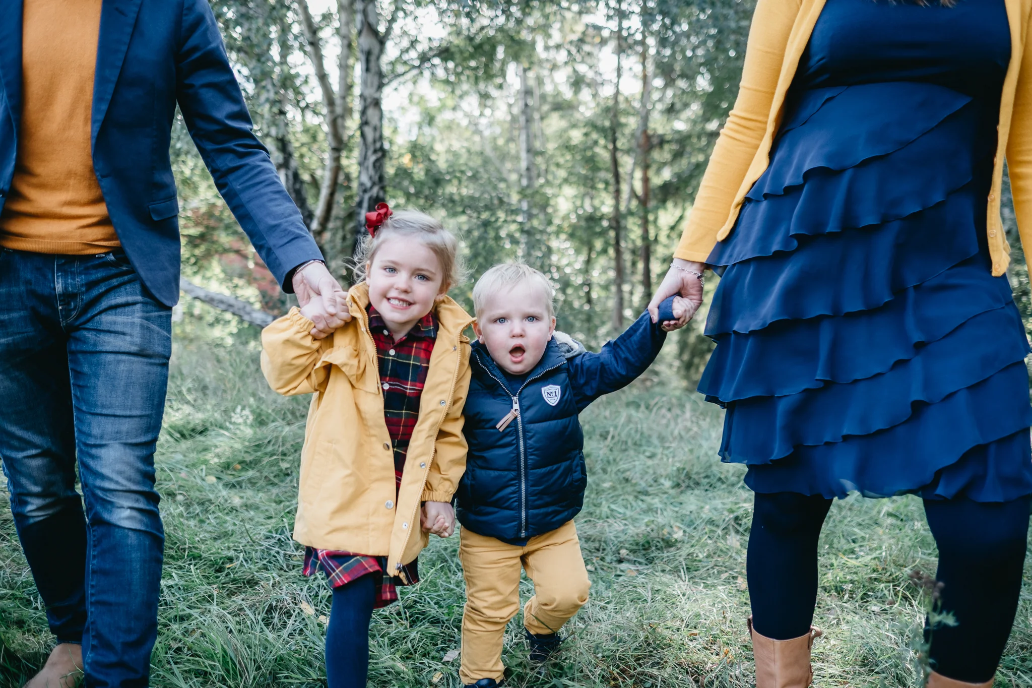 Solig höstfotografering