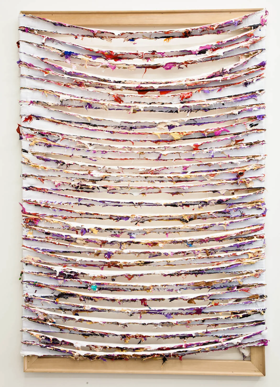 Venitian, acrylic on wood stretchers, 61" x 41", 2013