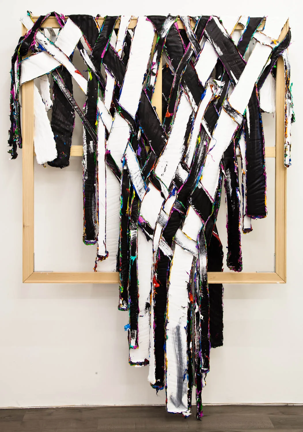 Surface (Remake/Remodel) 2013 acrylic paint, wood stretcher 81 x 60 x 8 inches
