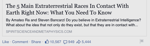 Ad money on websites has never been more easily generated by gullible audiences. 