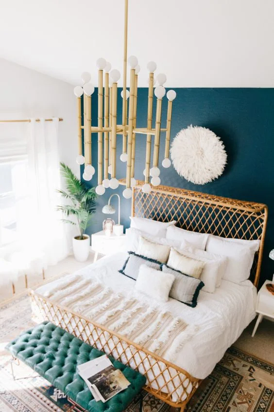Dark Turquoise Boho Bedroom Inspiration — S T U D I O G A S P O