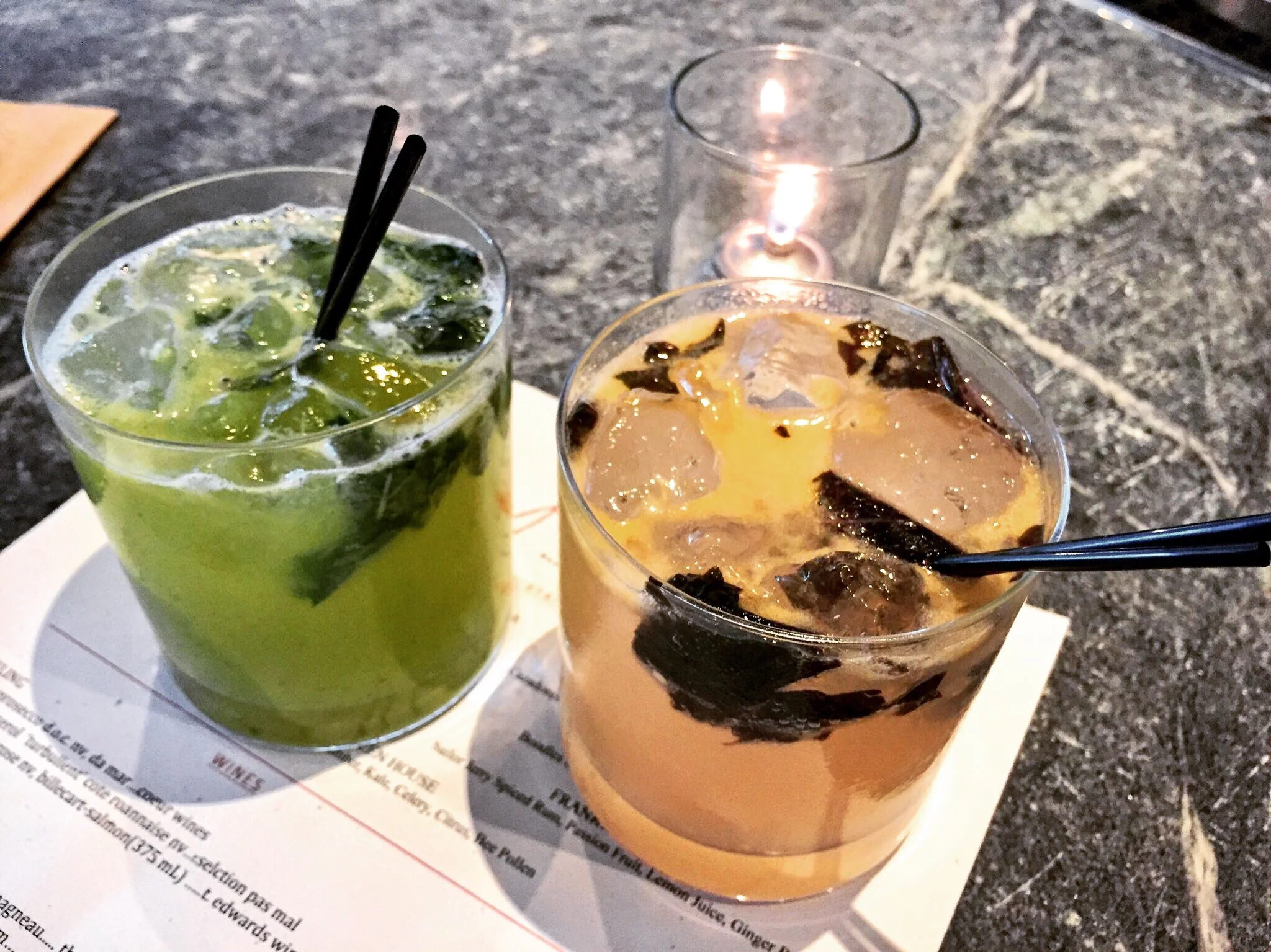Drinks to try: Green House (Greenhook Gin, Cucumber, Kale, Celery, Citrus, Bee Pollen) & My Sharona (Cazadores Reposado, Grapefruit, Agave, Opal Basil, Chili Oil)