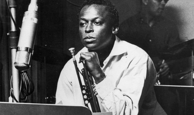 Miles Davis in listening mode