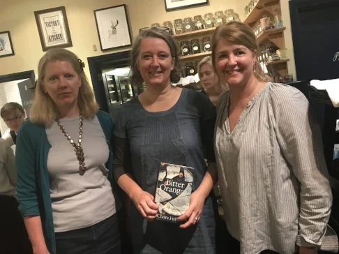 With Emma Darwin (left) & guest, Claire Fuller (centre)
