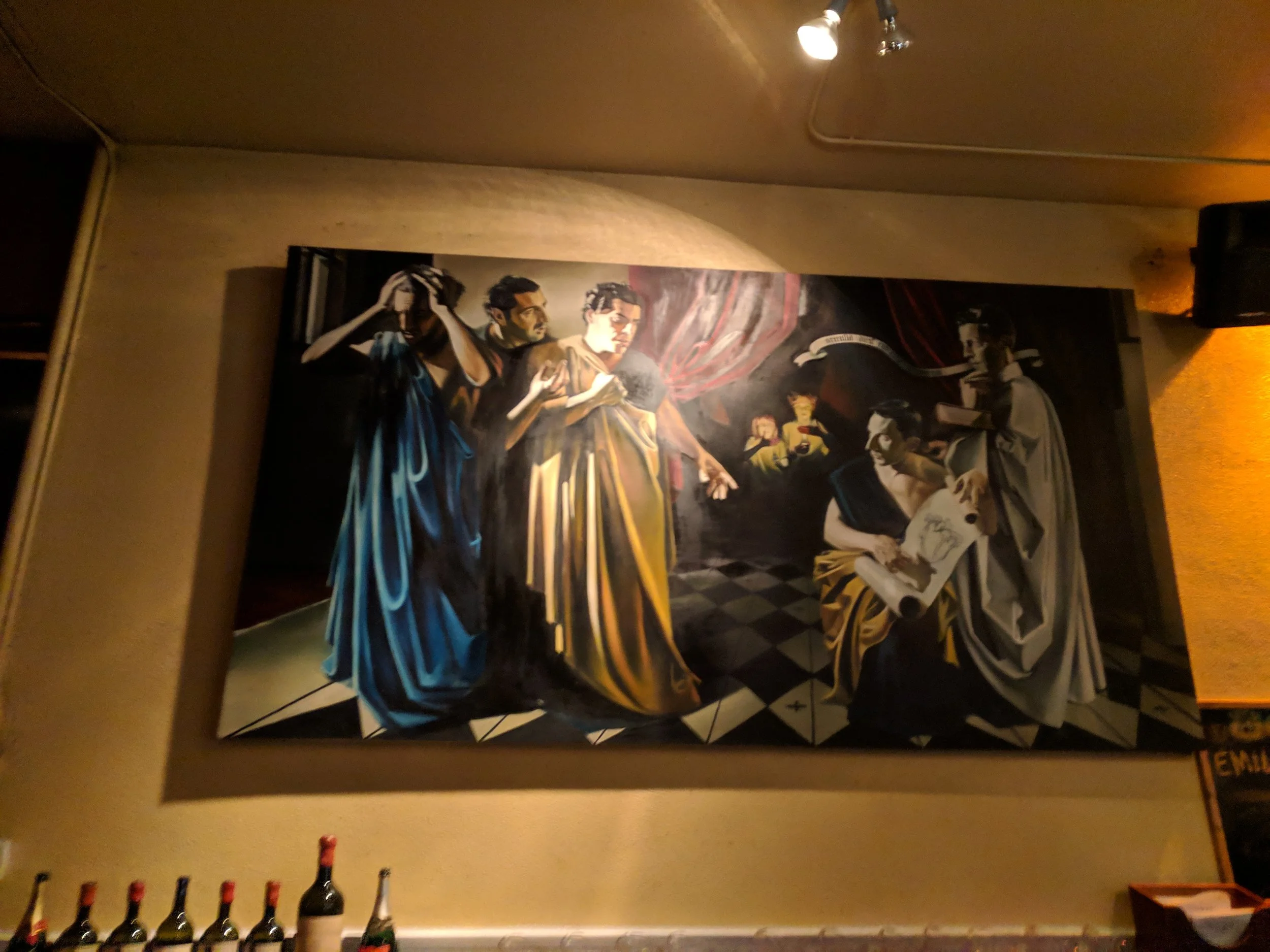 Science (1995), on display at the Bistro Montage, Portland, Oregon