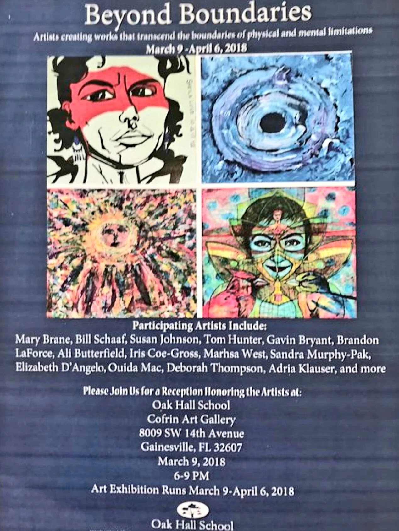 BEYOND BOUNDARIES (March 9th-April 6th, 2018)