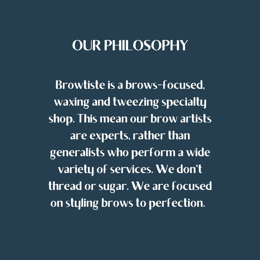 We're here to guide you on all of your brow needs! 🤎💫

 #browtiste #eyebrowshaping #eyebrowwaxing #eyebrowtinting #browtweezing #modernbrowcare #boldbrows #eyebrowspecialist #instabrows #naturalbrows  #fluffybrows #browsoftheday #naturalbeauty #bro