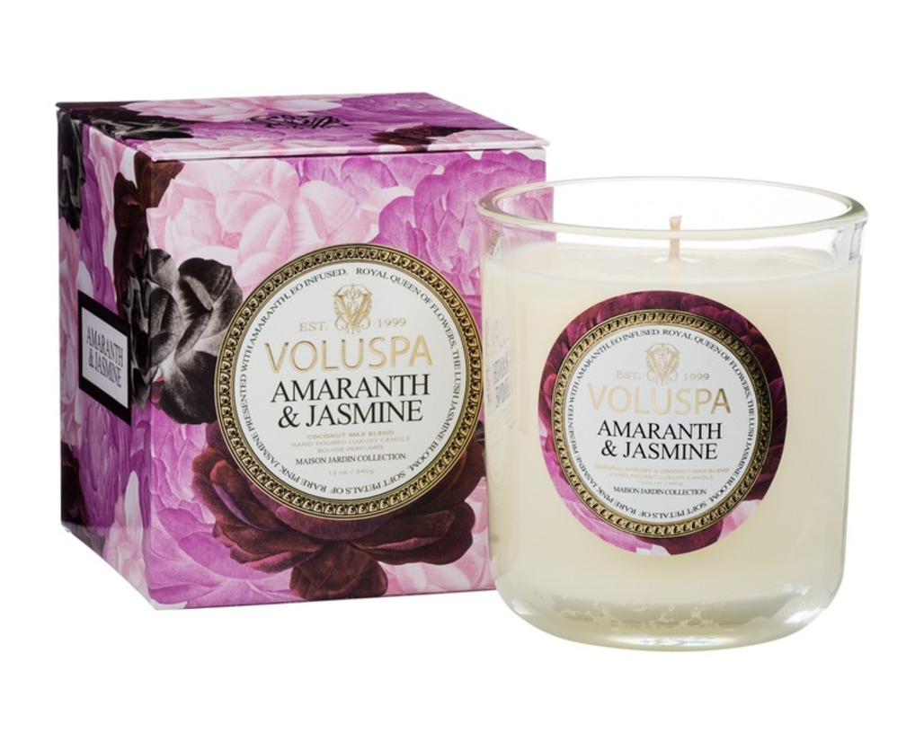 Voluspa Classica Maison Candle: Amaranth & Jasmine