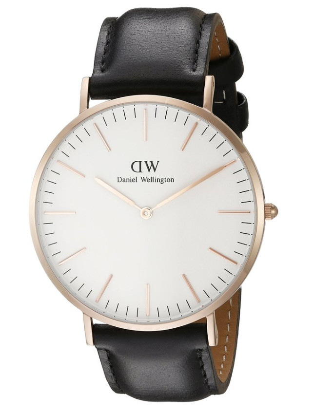 Daniel Wellington Men's 0107DW Classic Sheffield Watch with Black Band