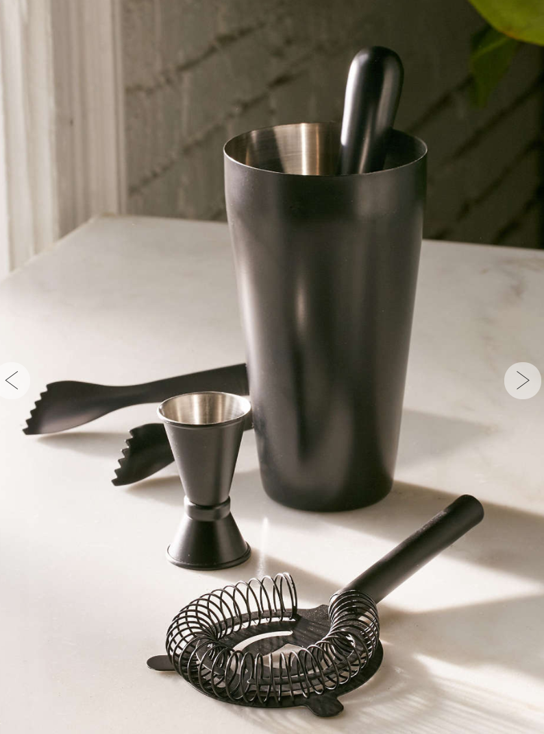 Monochromatic Bar Cocktail Shaker Set