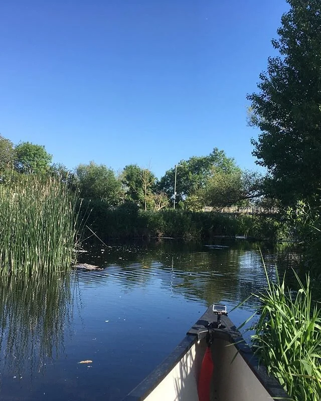 Breakfast on the Gipping this morning 🥚 🥓 🛶 #rivergipping #suffolk #canoe #canoeing #canadiancanoe #venturecanoes #gipping @venturecanoes