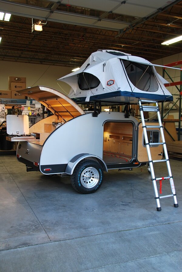 Roof Top Tent High Camp Trailers Compact Camping Teardrop Trailers