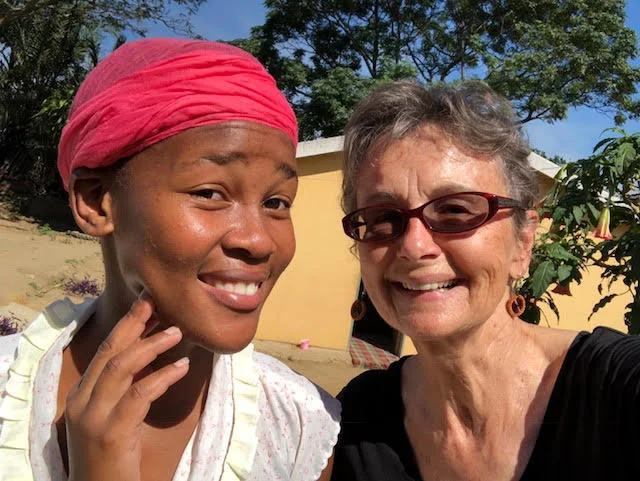 A selfie with Thandeka