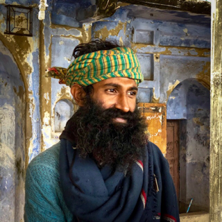 Wonderful Sufi mystic who led me up to the temple even after the management committee said it was not allowed. They finally relented.