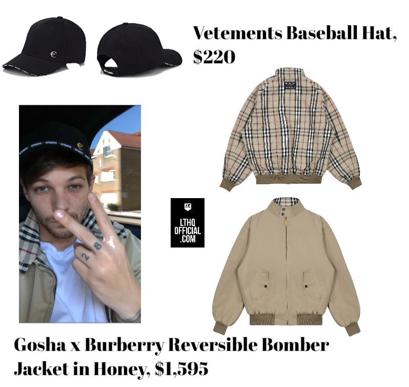 burberry reversible bomber jacket