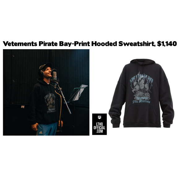 vetements pirate bay hoodie