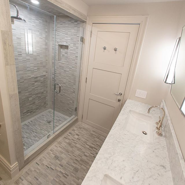 A few shades of gray #bathroom #renovation #tiles #custom #bespoke #interiordesign #homeimprovement #luxury #details