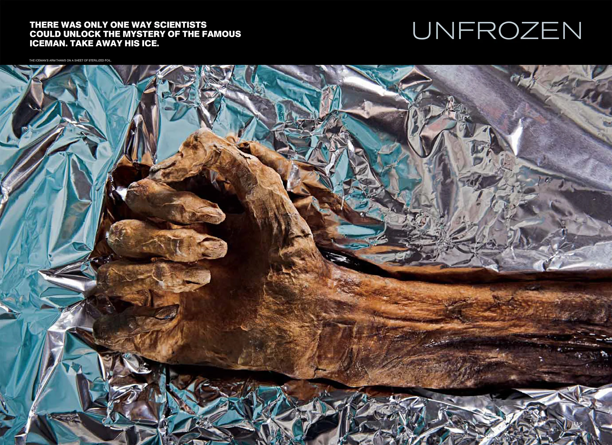 Iceman: with photographer robert clark