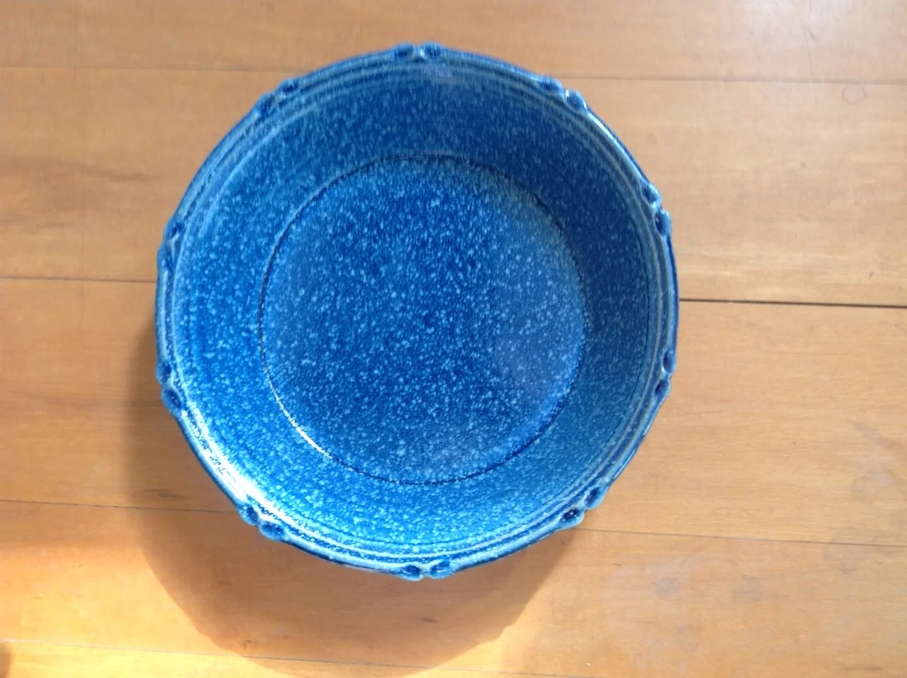 Blue pie plate inside.JPG